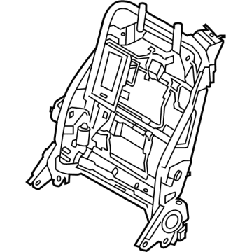 Kia 89310R0710OFB FRAME ASSY-2ND SEAT