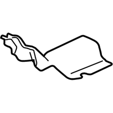 GM 25925238 Shield, Exhaust Heat (At Intermediate Floor Panel)