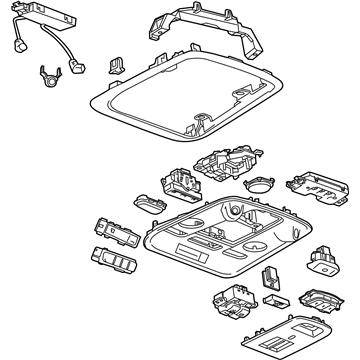 GM 23185651 Overhead Console