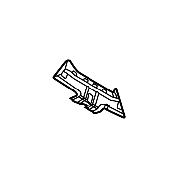 BMW 52-10-8-067-038 BRACKET, BACKREST TRIM