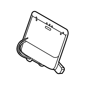 BMW 52-10-7-473-983 Lumbar Support Pad With Pump