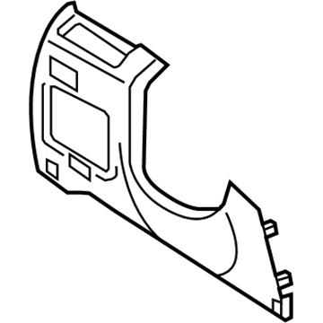 Hyundai 84751-3S000-RAS Panel-Crash Pad Side, LH