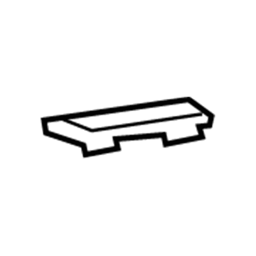 BMW 51-46-7-419-865 Trim Belt Gap Cover Left