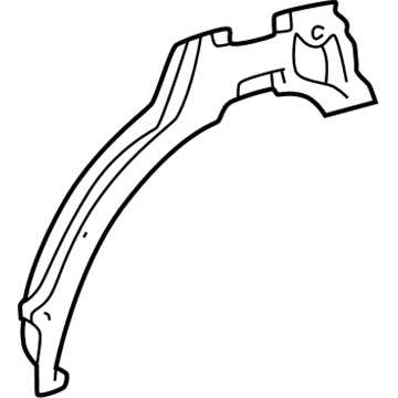 Lexus 61631-48010 Panel, Quarter Wheel House, Outer RH