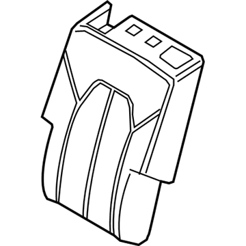 Ford NL7Z-7866600-AK COVER ASY - REAR SEAT BACK