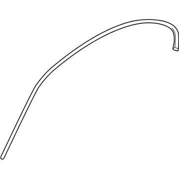 BMW 51-13-7-117-243 Trim Strip, Side Frame, Left