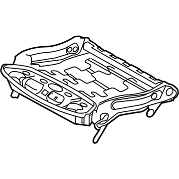 BMW 52-10-9-113-131 Seat Frame, Act.Seat Ventilat.Electr Left