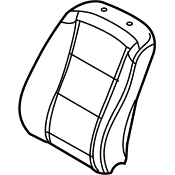 BMW 52-10-7-146-142 Cover, Multifunct.Seat, Backrest, Leather