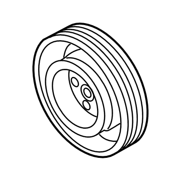 Ford HX7Z-6B321-A Pulley