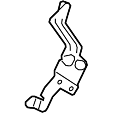 Honda 39161-TK8-A10 Bracket, L. Radio