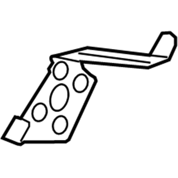 Honda 39111-TK8-A10 Bracket, R. Radio