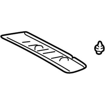 Lexus 63392-60060-B0 Trim, Roof Headlining, Rear