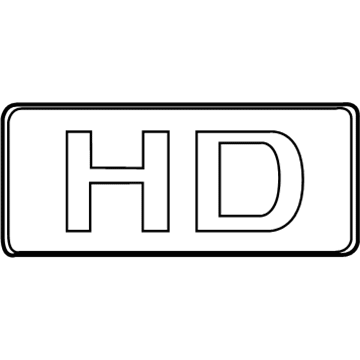 Nissan 90897-1PA0A Rear Emblem