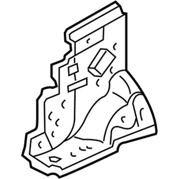 Honda 04642-SJC-A00ZZ Wheelhouse Sub-Set, R. FR.