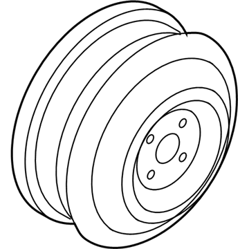 GM 96415007 Wheel Rim, Spare
