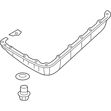 Nissan 31390-3VX0D Pan Oil-Assembly