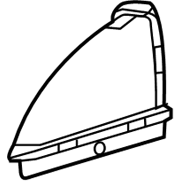 Honda 1J633-5K1-000 Duct L, Air Inlet