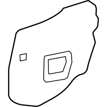 Lexus 67831-50070 Cover, Front Door Service