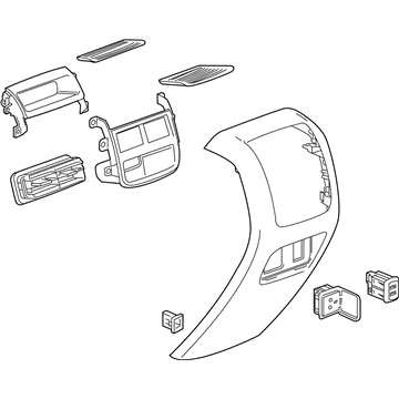 GM 84295090 Rear Panel Assembly
