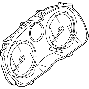 Nissan 24810-ZJ82D Instrument Cluster