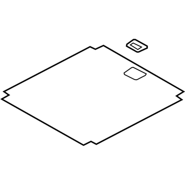 BMW 51-47-7-222-219 Floor Carpet, Luggage Compartment