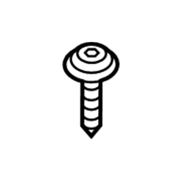 BMW 07-14-7-195-762 Oval-Head Screw With Collar, Self-Tapping