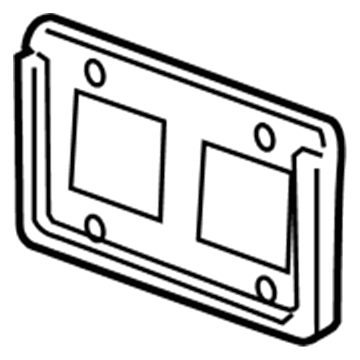 Honda 71145-T2A-A00 Base, Front License Plate