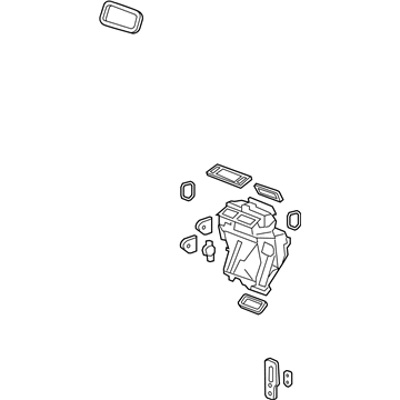 GM 23475071 AC & Heater Case