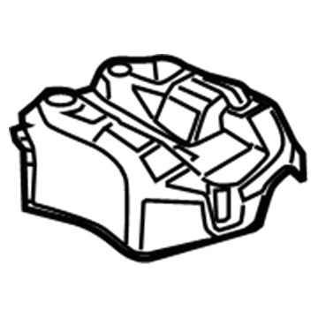 BMW 51-48-2-757-191 Heat Insulation, Rear Silencer, Right