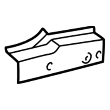 Lexus 61415-33040 Extension, Rocker, Outer RH