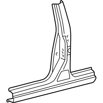 Lexus 61311-33040 Pillar, Center Body, Outer RH