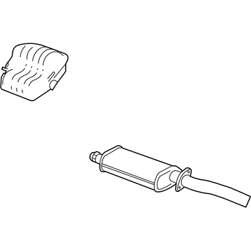 Mopar 4578376AF Exhaust Muffler And Resonator