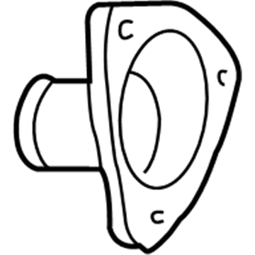 Nissan 13049-42L00 Water Inlet