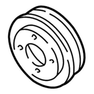 Nissan 21051-0W001 Pulley-Fan & Water Pump