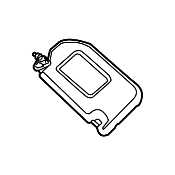 Nissan 96400-6SA0A Sun Visor Assembly-RH