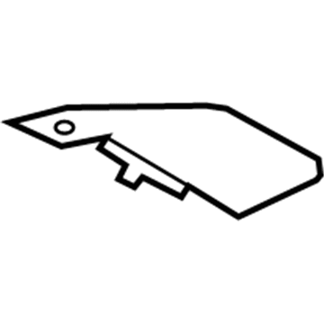 Lexus 64731-50060-C0 Board, Deck Trim Side, RH