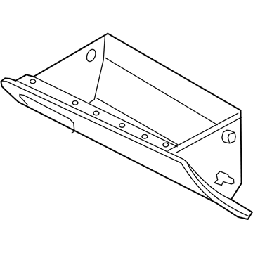 Hyundai 84510-B1000-RRY Cover Assembly-Glove Box