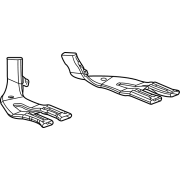 GM 84199485 Rear Duct