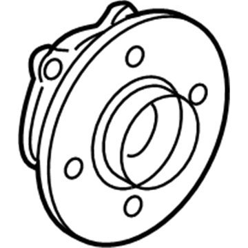 BMW 31-20-6-874-443 Wheel Hub With Bearing