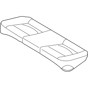 Kia 891601M030AFU Rear Seat Cushion Covering Assembly