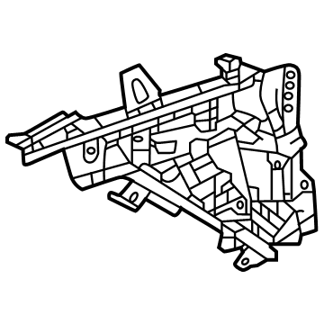 Lexus 61104-46010 REINFORCEMENT SUB-AS