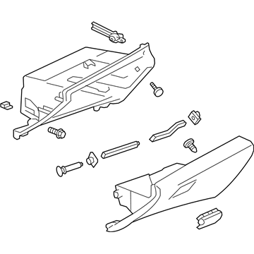 GM 23338726 Glove Box Assembly