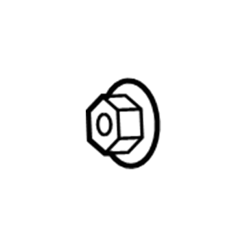 BMW 33-30-6-777-695 Hexagon Nut With Collar