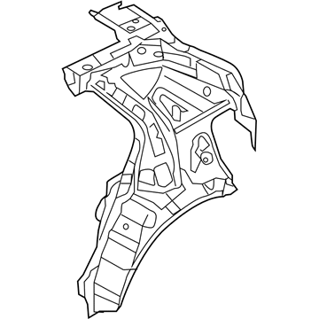 Hyundai 71602-2S530 Panel Assembly-Quarter Inner, RH