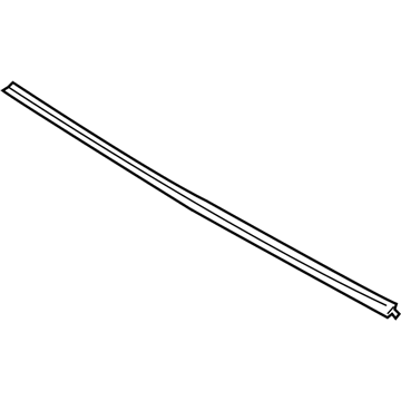 Lexus 75533-53040 Moulding, Windshield, Outside