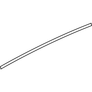 Infiniti 82282-5VG0A MOULDING-REAR DOOR SASH, FRONT RH