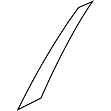 Infiniti 822D2-5VG0A COVER-REAR DOOR SASH, RH