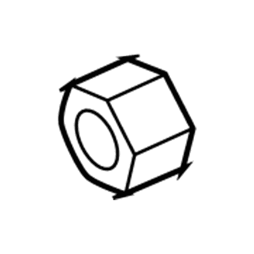 Nissan 01221-0010U Nut