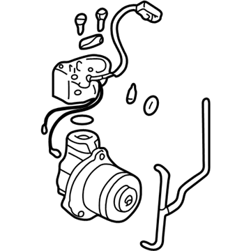 GM 12494809 Compressor, Auto Level Control Air