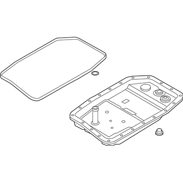 BMW 24-15-2-333-907 Transmission Oil Pan With Filter Repair Set